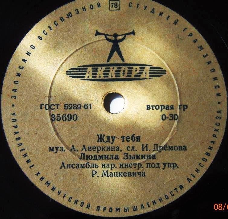 Л. Зыкина - Матушка, что во поле пыльно / Жду тебя