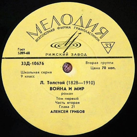 Л. ТОЛСТОЙ (1828-1910) Фрагменты из романа "Война и мир"