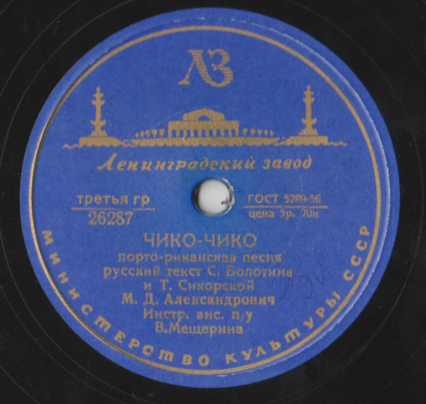 М. Александрович — Черноглазая ласточка / Чико-чико