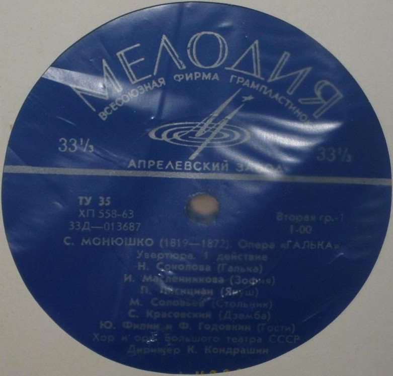 С. Монюшко: «Галька», опера в 4-х д.