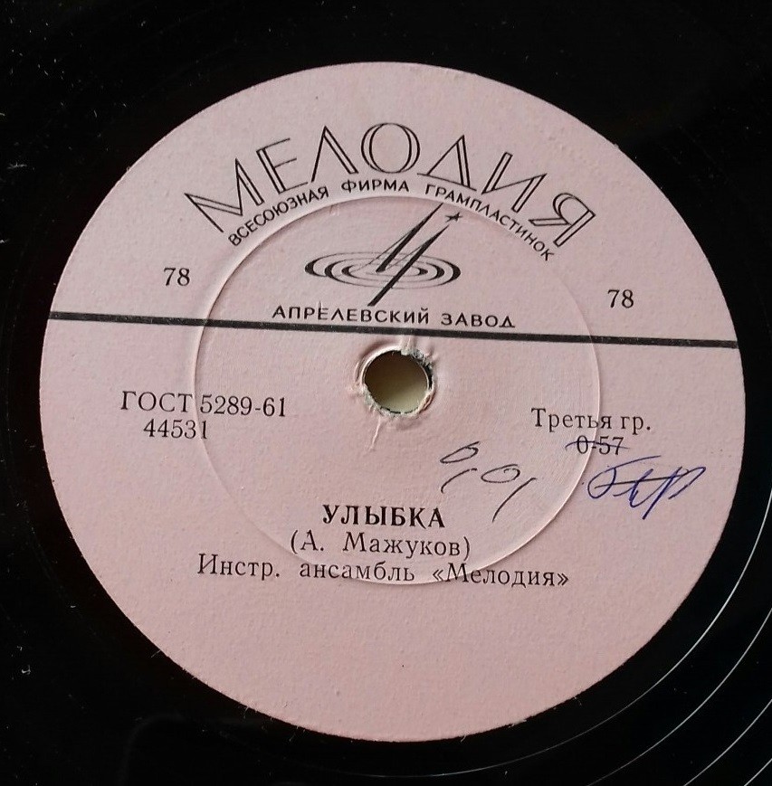 Инструментальный ансамбль "Мелодия" - Улыбка // Игра света