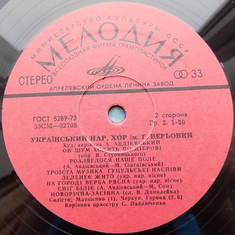 Український Народний Хор Ім. Г. Верьовки