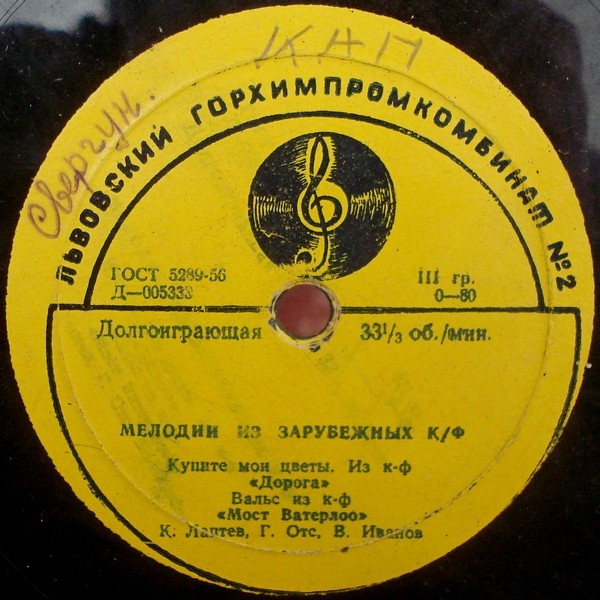 Мелодии из зарубежных кинофильмов