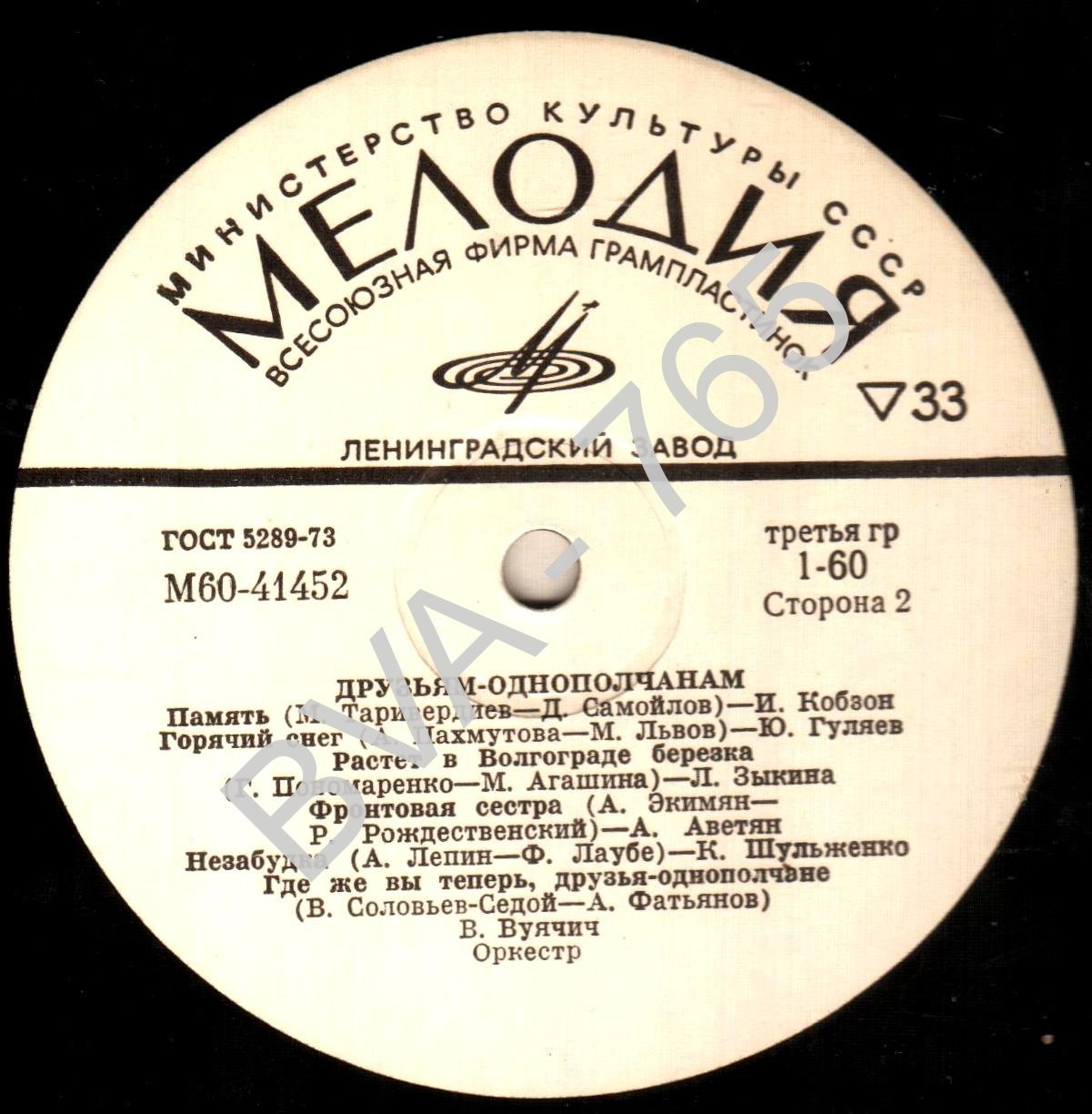 ДРУЗЬЯМ-ОДНОПОЛЧАНАМ