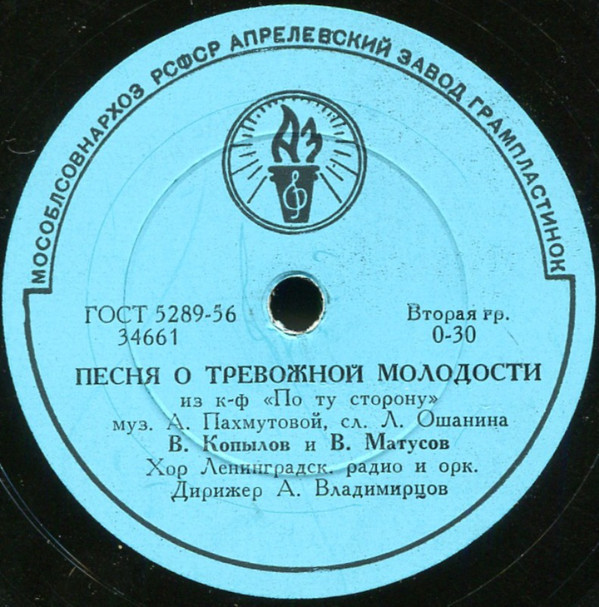 В. Копылов и В. Матусов - Песня о тревожной молодости / Огни дорожные горят