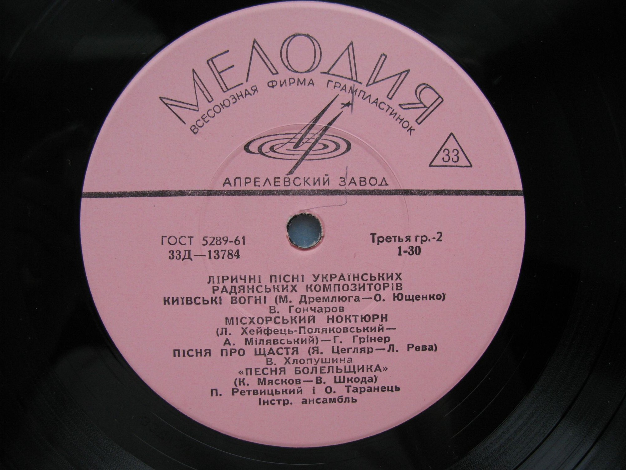 УКРАИНСКАЯ ЭСТРАДА. Ліричні пісні Українських радянських композиторів