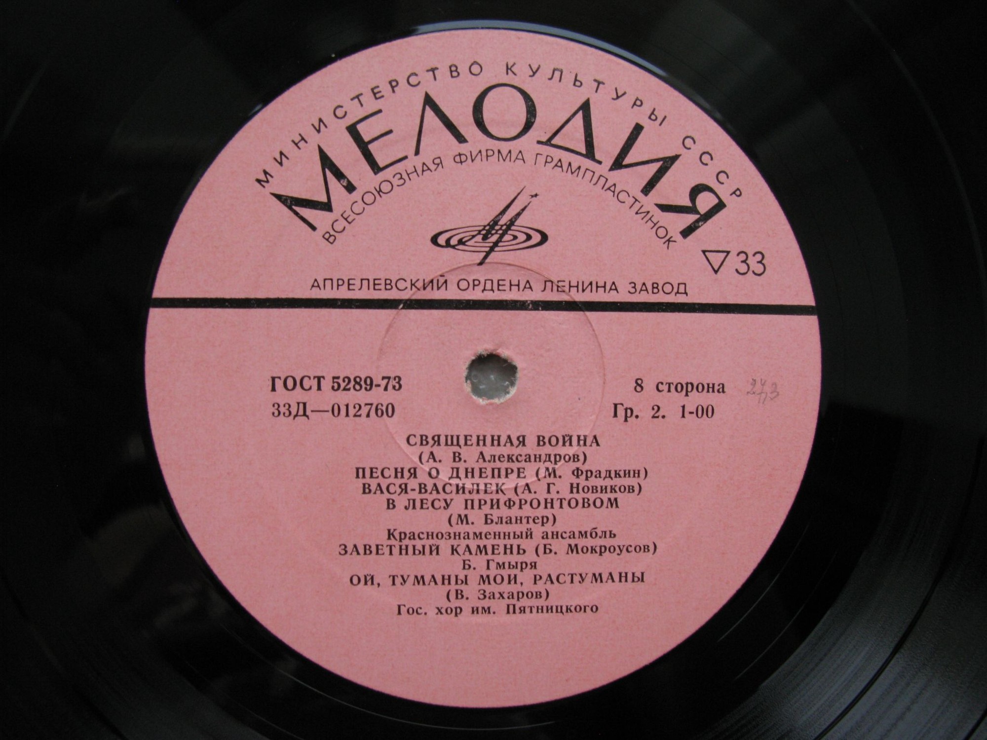 Антология русской советской песни. Песни нашей Родины (4)