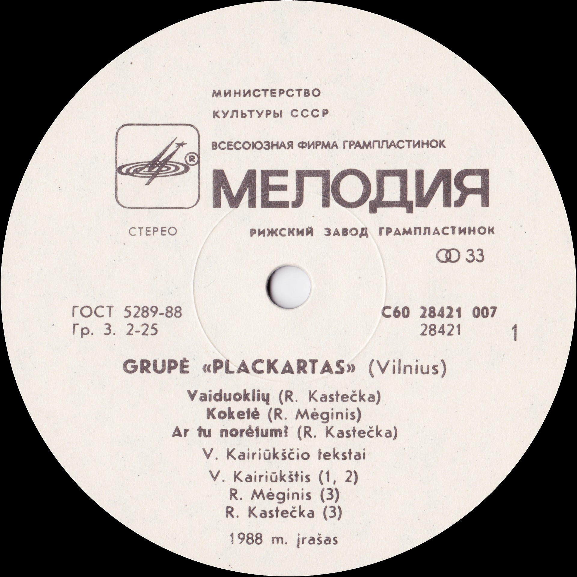 ГРУППА «ПЛАЦКАРТ».
