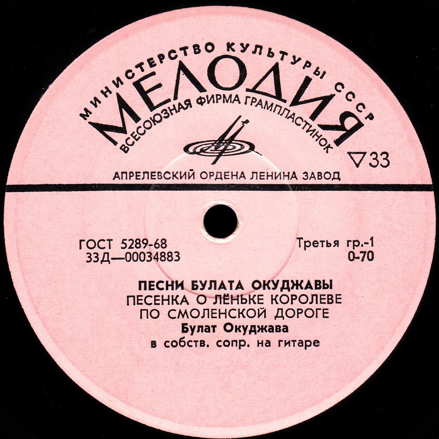 Песни Булата Окуджавы
