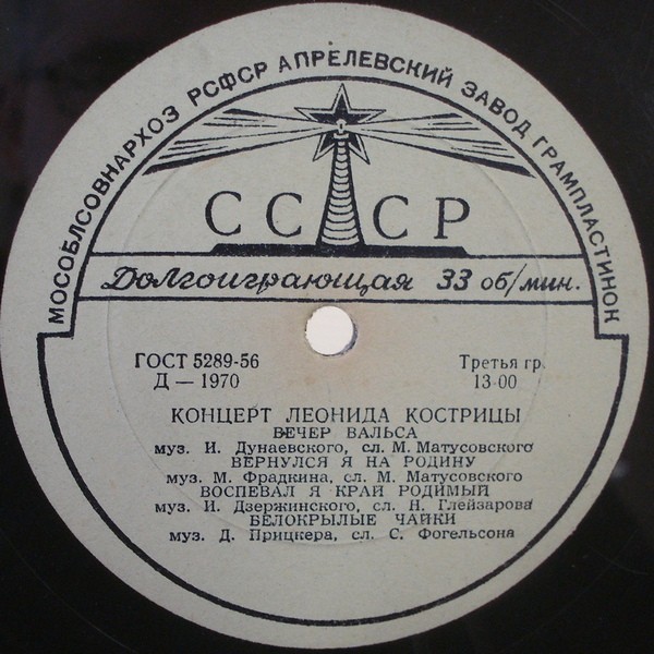 Концерт Леонида Кострицы