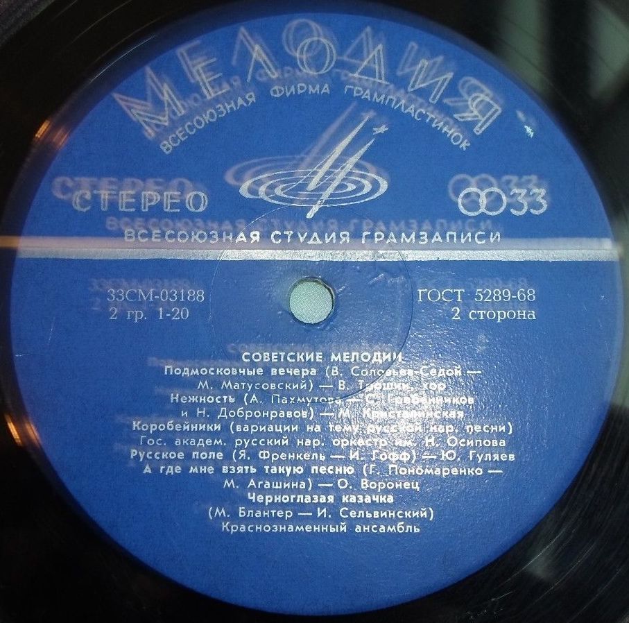 Советские мелодии (Подмосковные вечера)