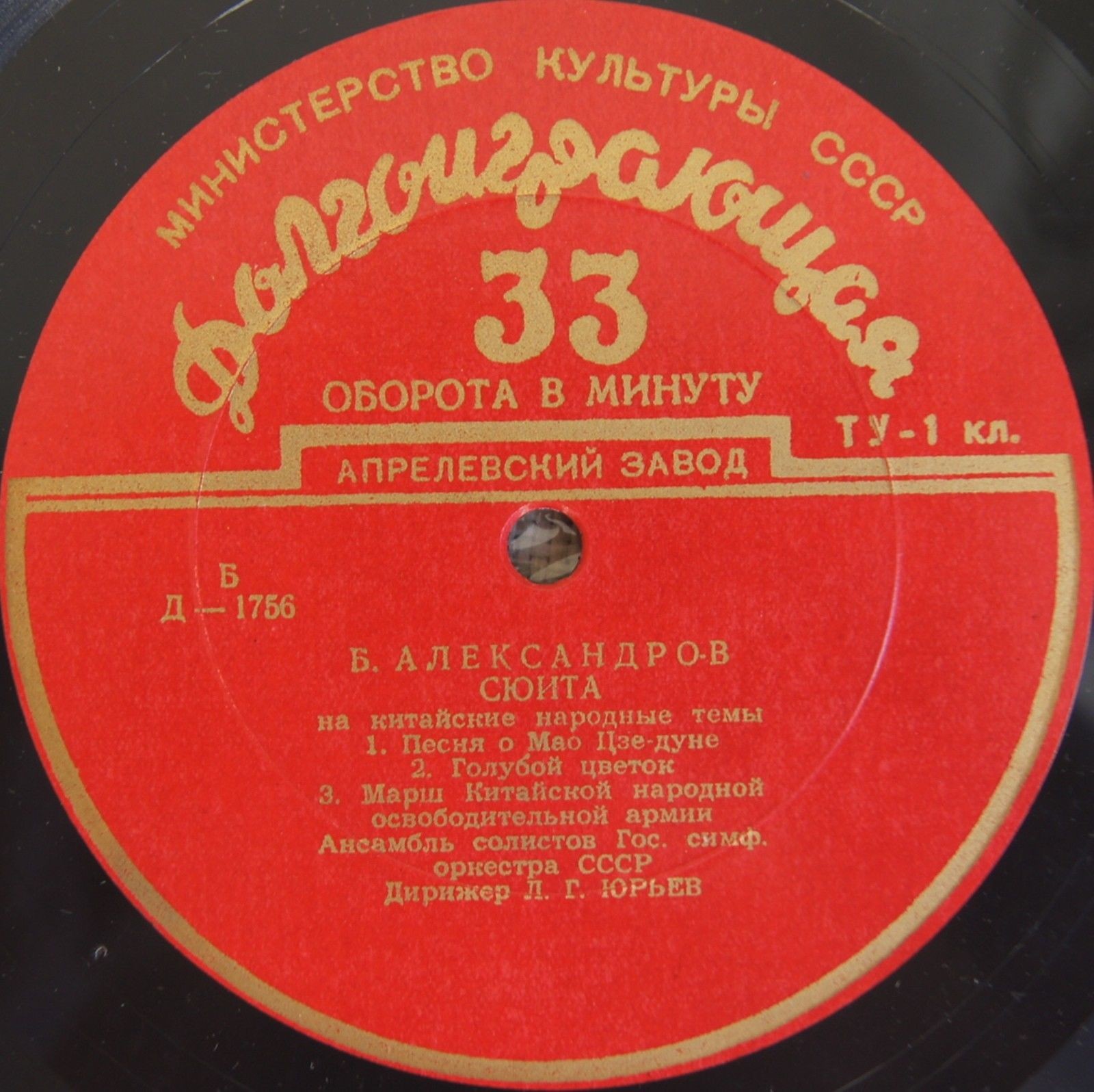 Б. Александров. Сюита на китайские народные темы