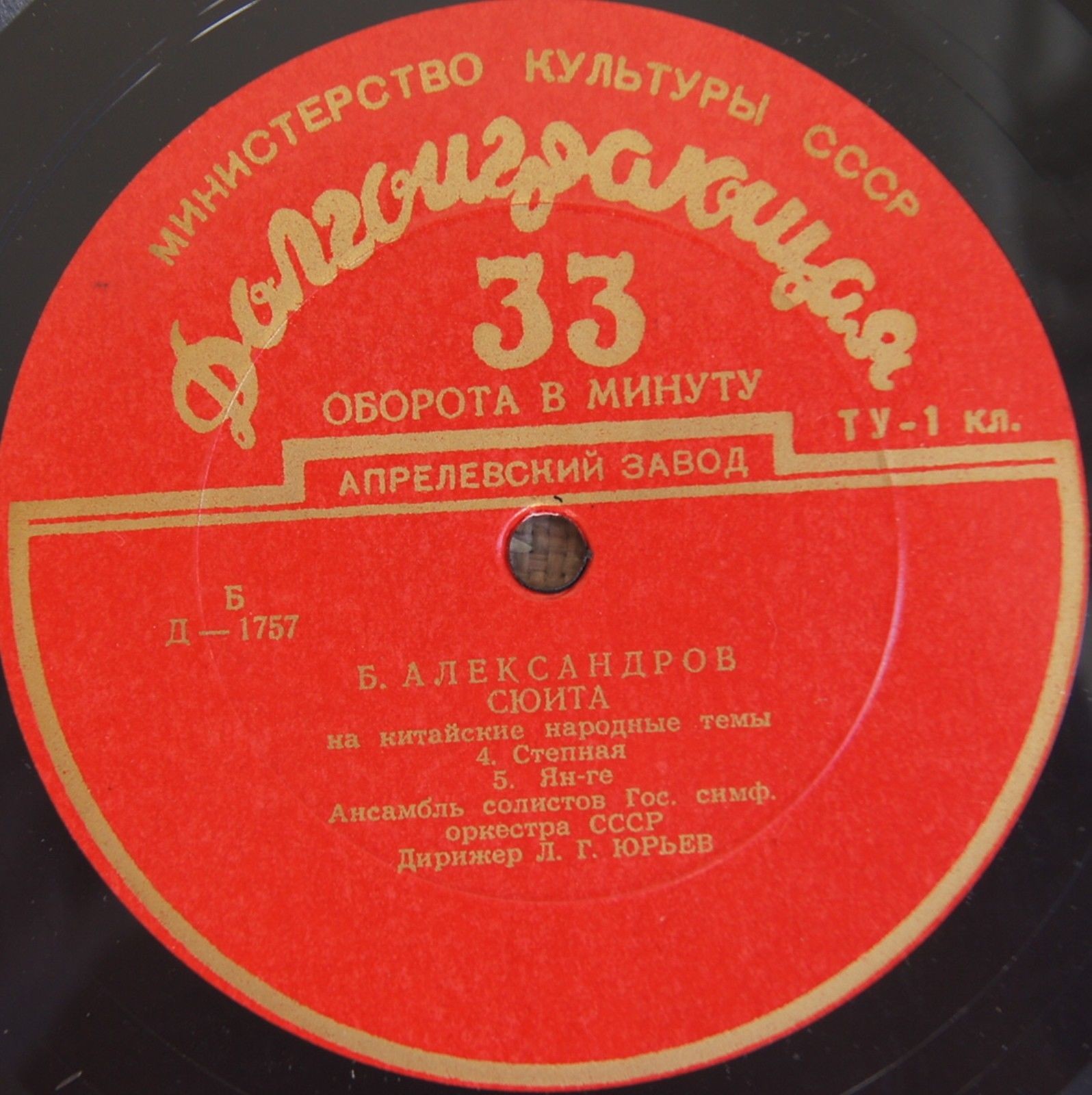 Б. Александров. Сюита на китайские народные темы