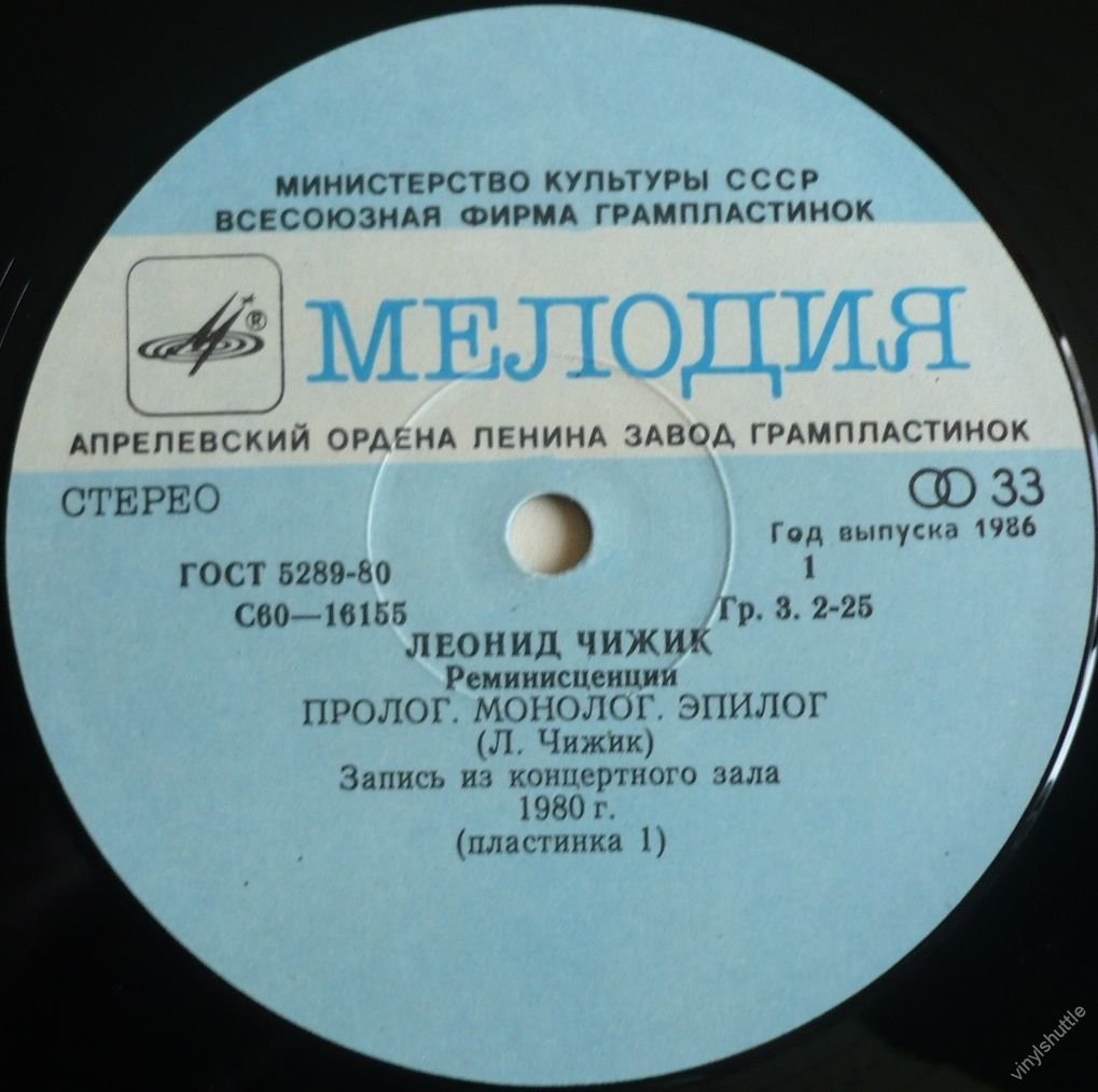 Леонид ЧИЖИК. "Реминисценции"