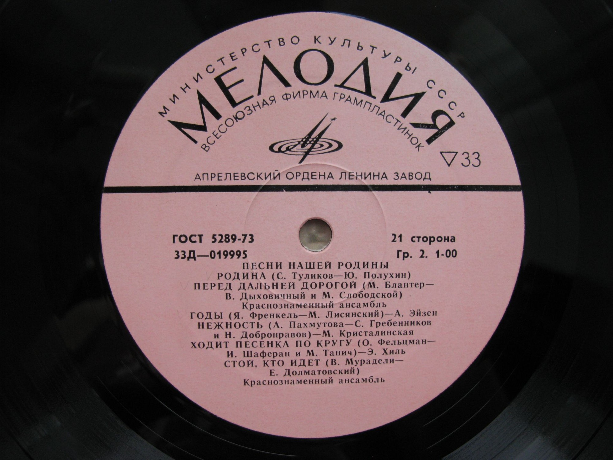 Песни нашей Родины (11)