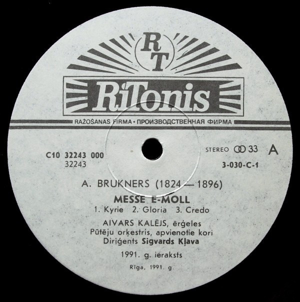 Anton Bruckner. Messe e-moll