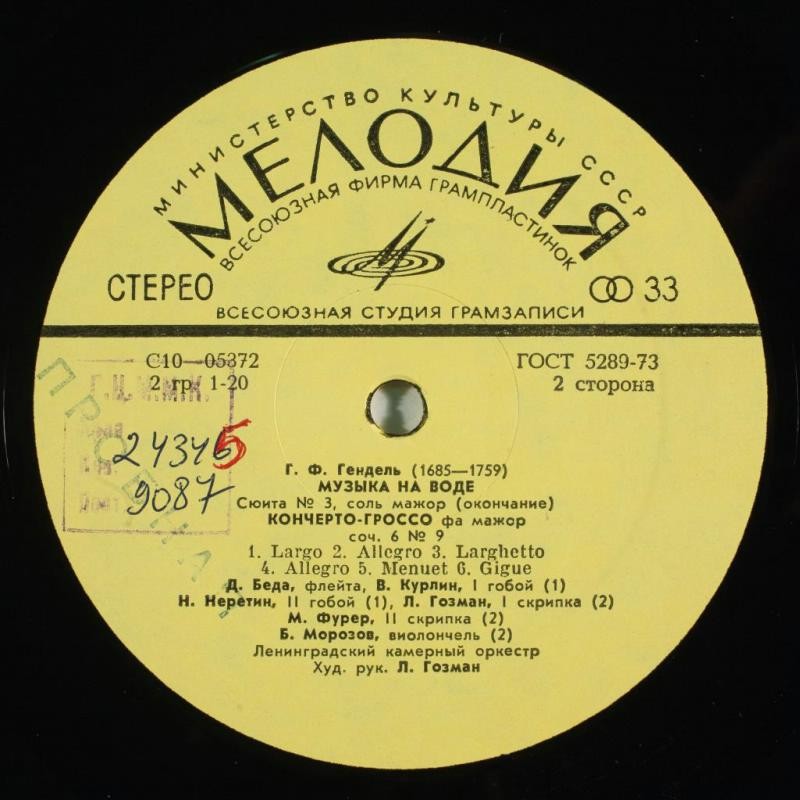 Г. Ф. ГЕНДЕЛЬ (1685-1759)