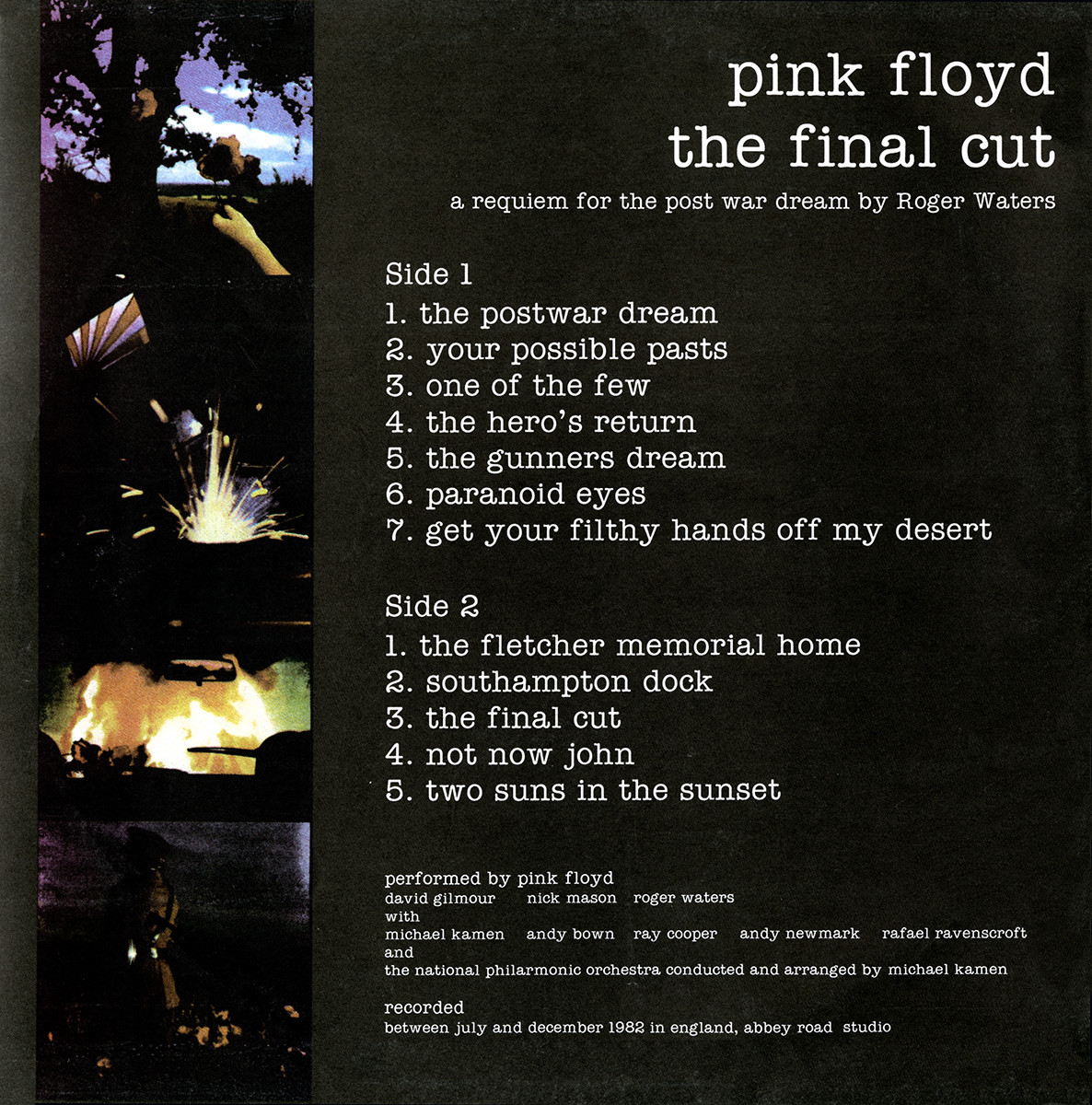 PINK FLOYD. The Final Cut
