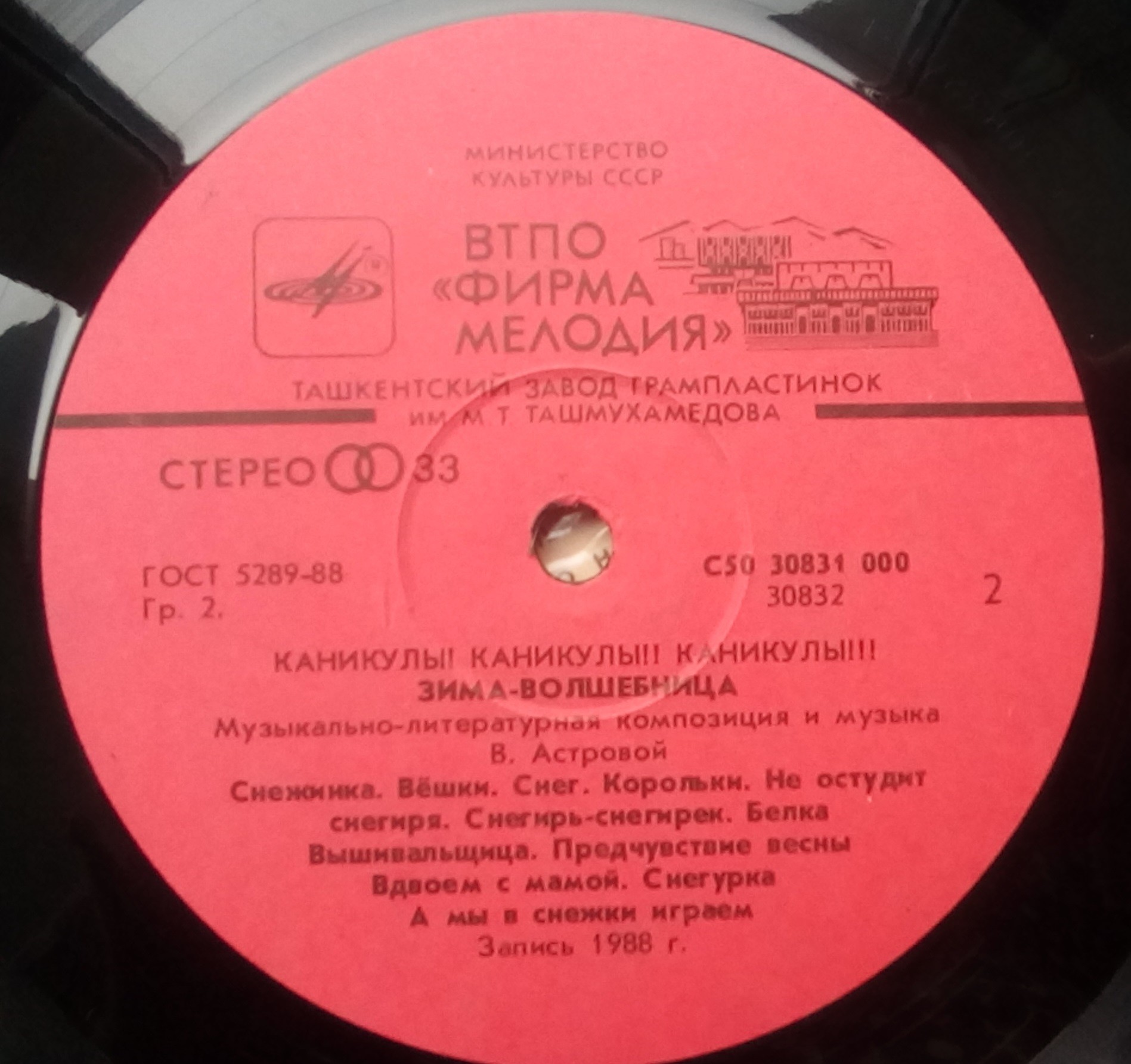 КАНИКУЛЫ! КАНИКУЛЫ!! КАНИКУЛЫ!!! «Зима-волшебница» (музыкально-литературная композиция и музыка В. Астровой).