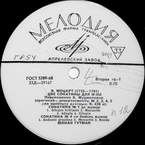 Юлиан ГУТМАН (фортепиано): «Фортепианные произведения В. Моцарта и Л. Бетховена»