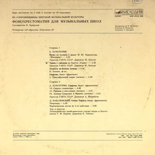 Фонохрестоматия для музыкальных школ (32)