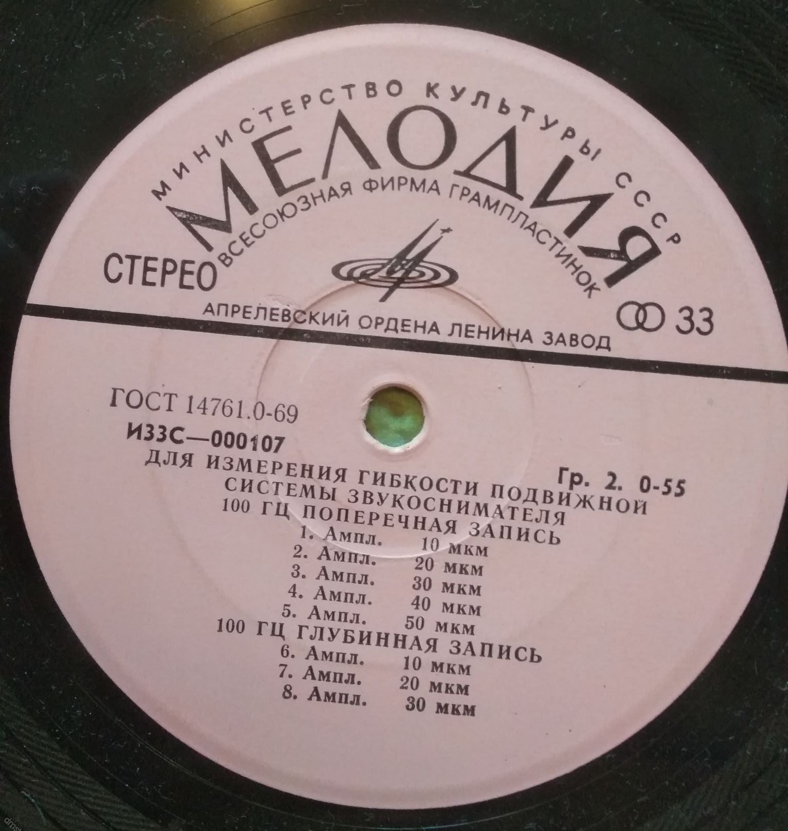 Пластинка измерительная