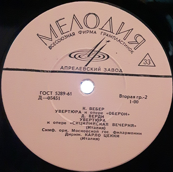 Дирижер Карло Цекки (Италия)