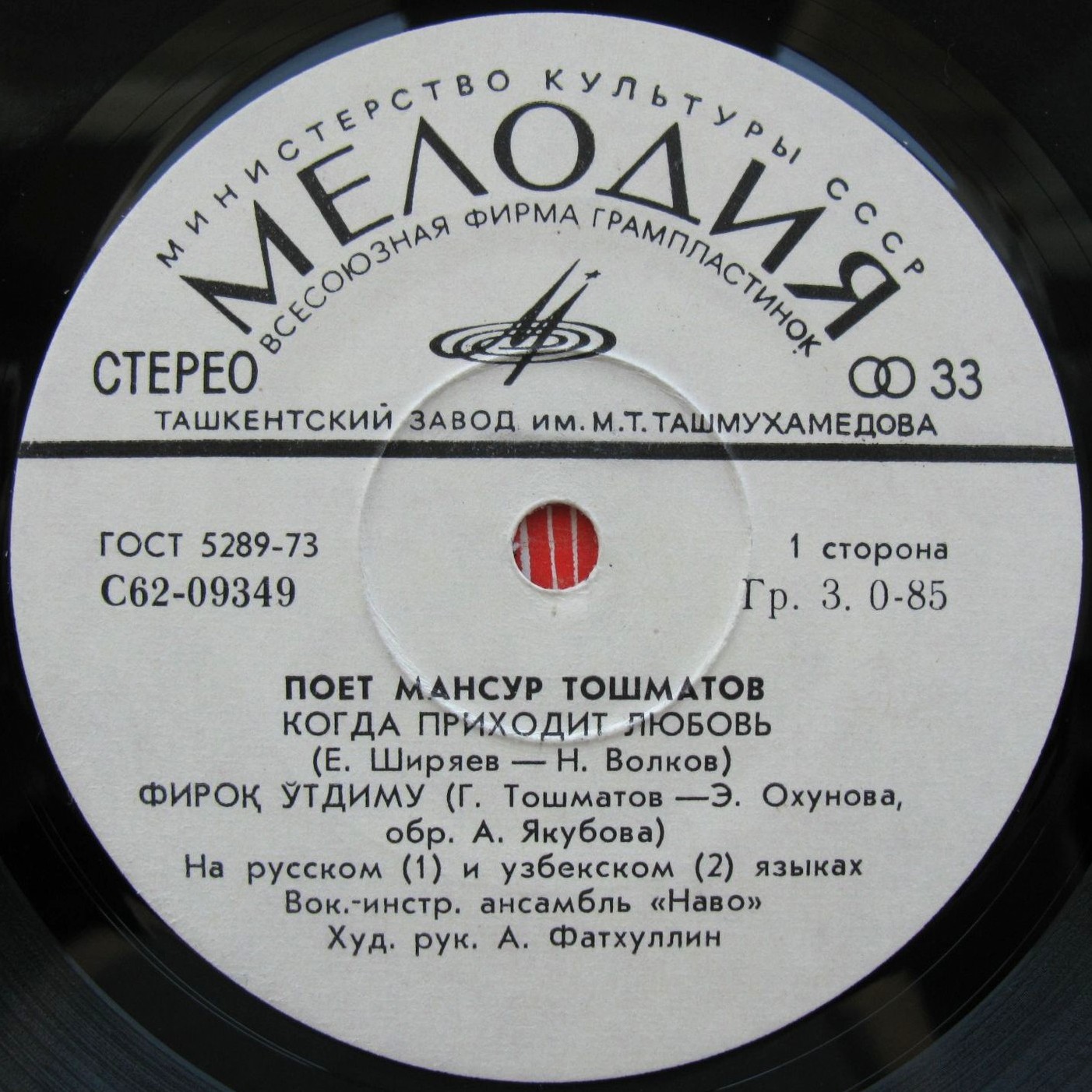 Поет Мансур ТОШМАТОВ