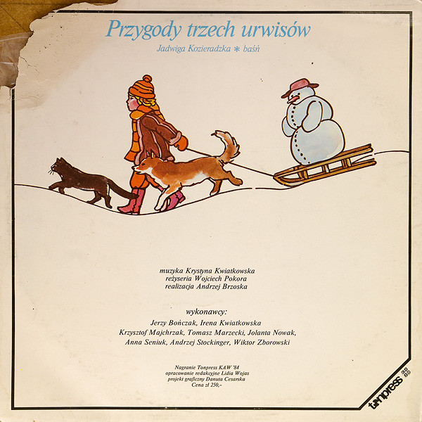 Jadwiga Kozieradzka - Przygody trzech urwisów [по заказу польской фирмы TONPRESS]