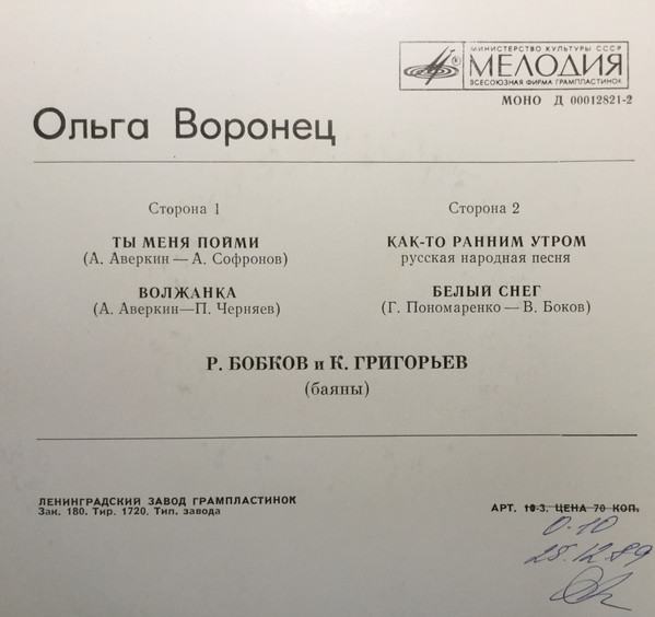 Ольга Воронец