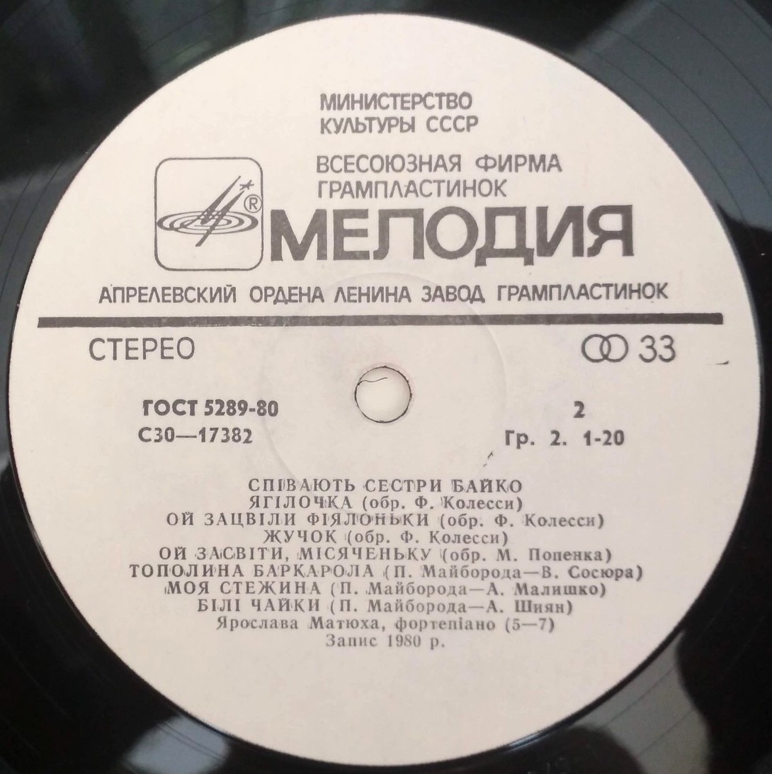 Співають сестри Байко