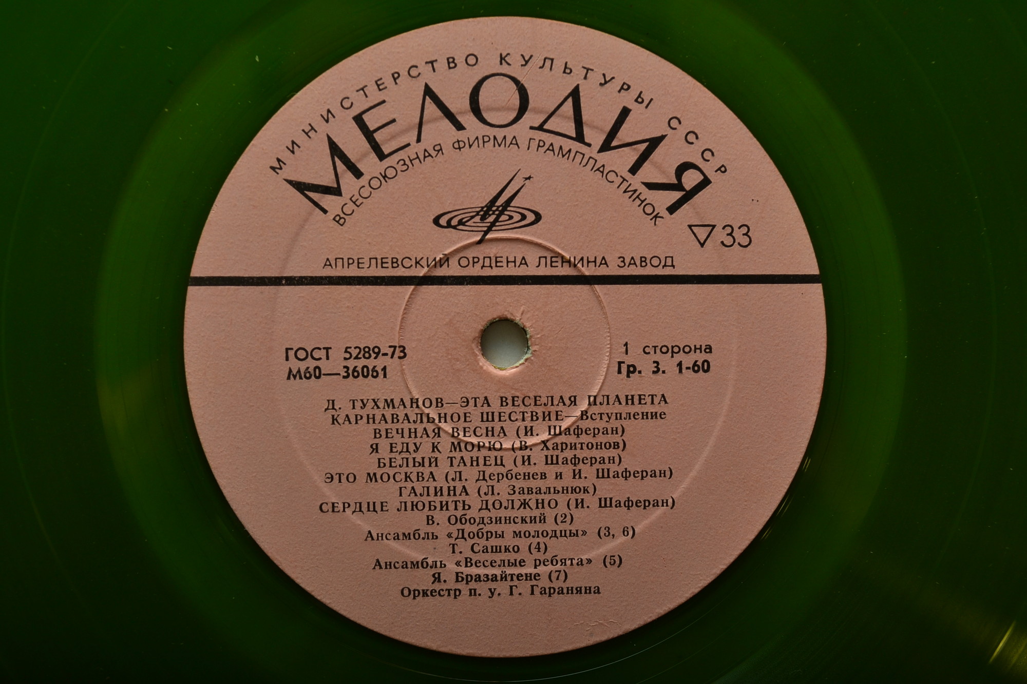 Давид Тухманов. «Эта веселая планета»