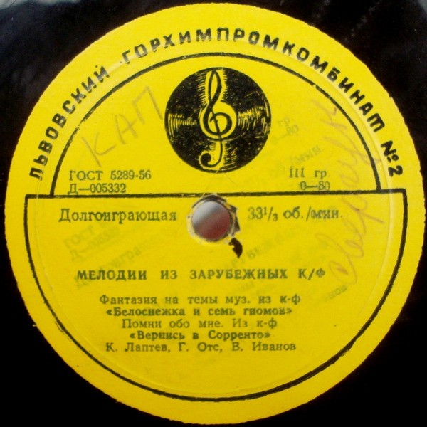 Мелодии из зарубежных кинофильмов