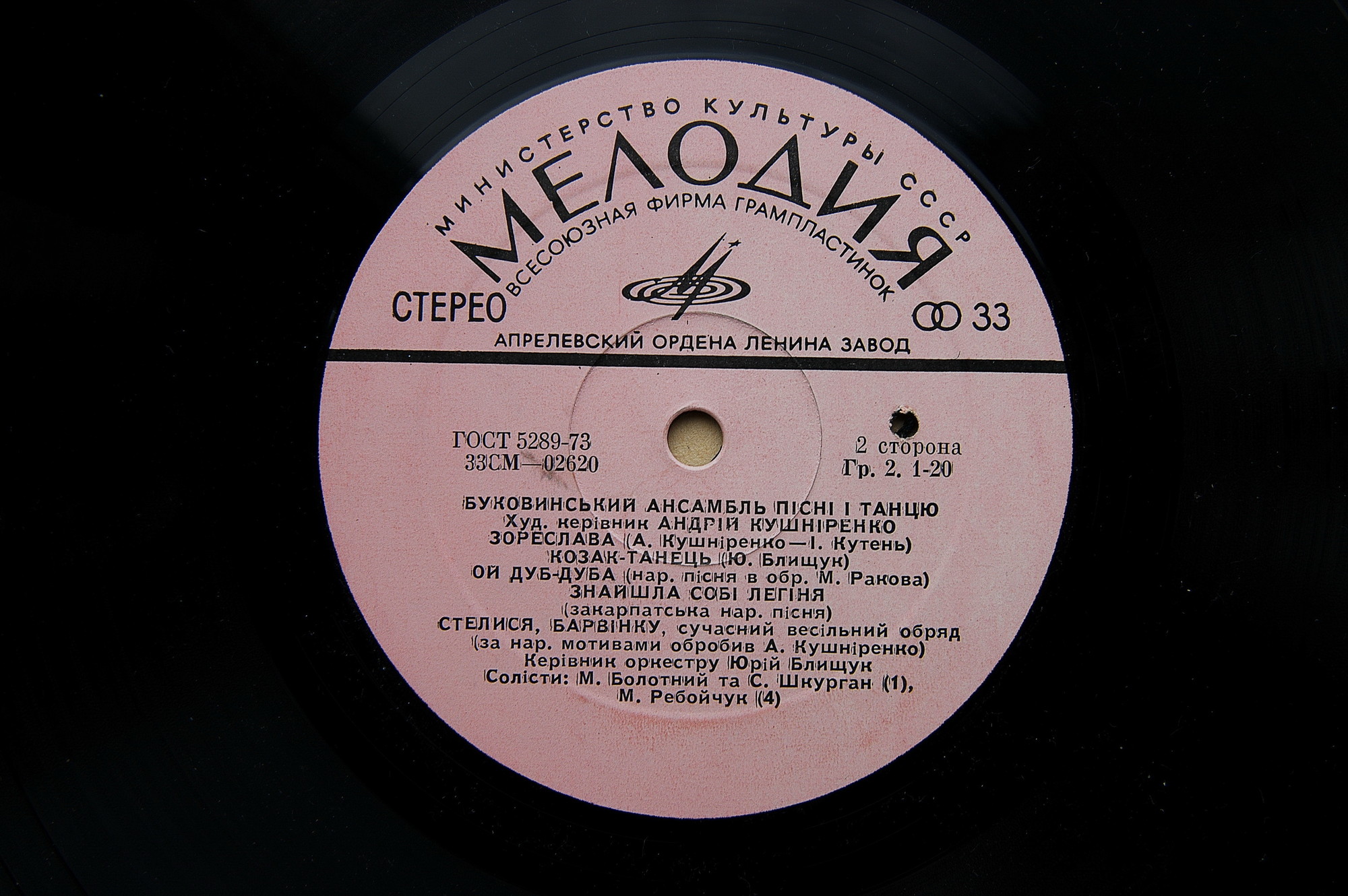 Буковинський ансамбль пісні і танцю Худ.керівник Андрій Кушніренко. Диригент оркестру Юрій Блищук