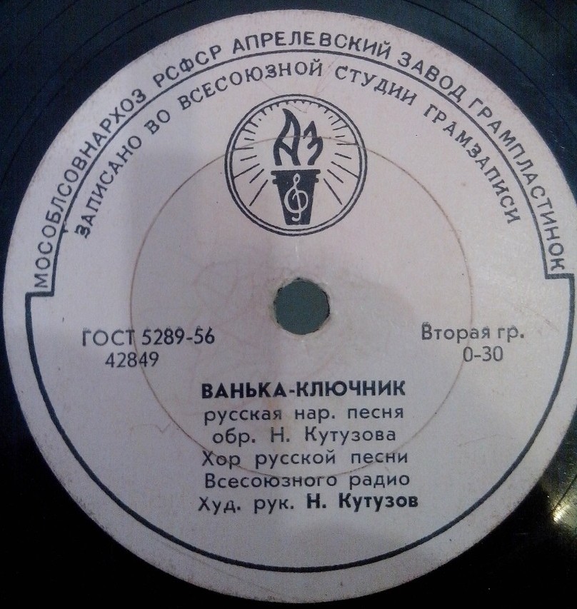 Хор русской песни ВР - Ванька-ключник / Сидел Ваня на диване; Не ходи, мил кудреватый
