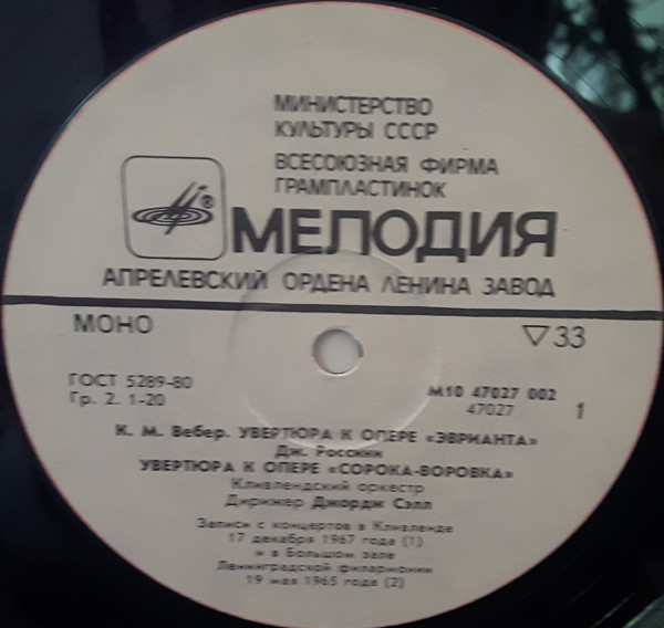 ДИРИЖЕР ДЖОРДЖ СЭЛЛ