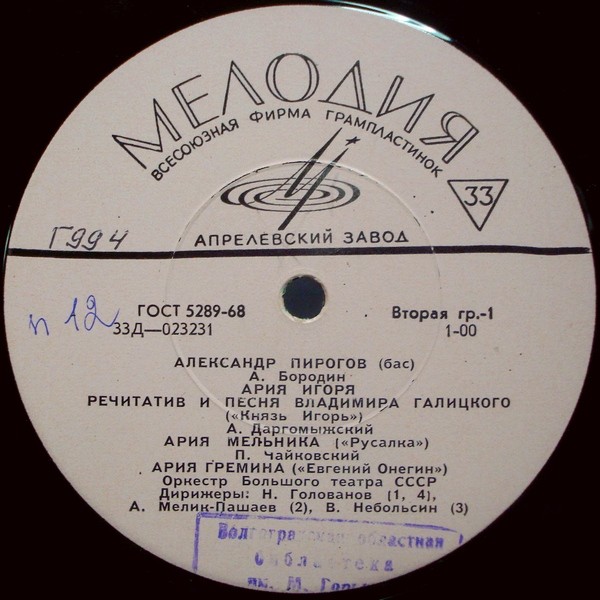 АЛЕКСАНДР ПИРОГОВ (бас)