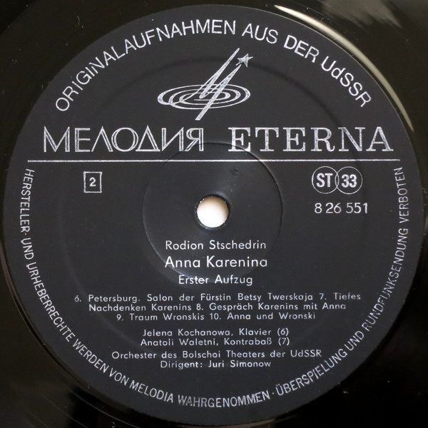 Р. Щедрин: Анна Каренина (балет)