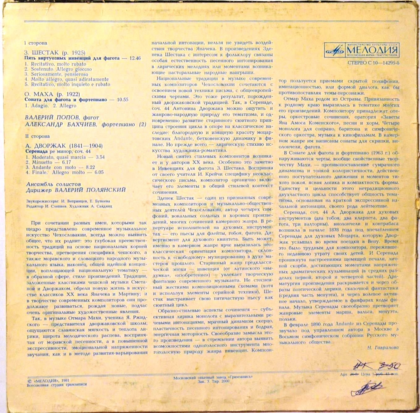 З. ШЕСТАК, О. МАХА, А. ДВОРЖАК