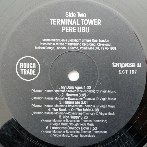 PERE UBU "Terminal Tower" (группа Pere Ubu "Terminal Tower") [по заказу польской фирмы TONPRESS]