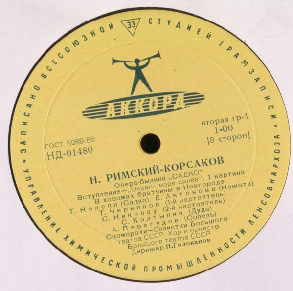 Н. Римский-Корсаков (1844-1908). Опера-былина "Садко"
