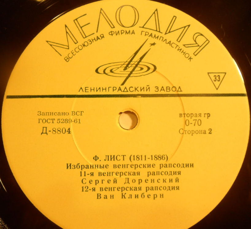 Ф. ЛИСТ. Венгерские рапсодии (№№ 2, 6, 11, 12)