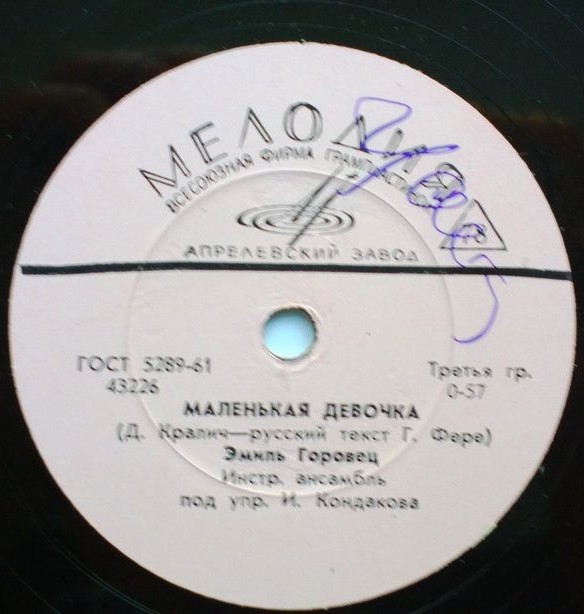 Эмиль Горовец — Тереза / Маленькая девочка