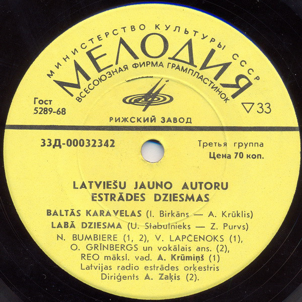 Latviešu Jauno Autoru Estrades Dziesmas