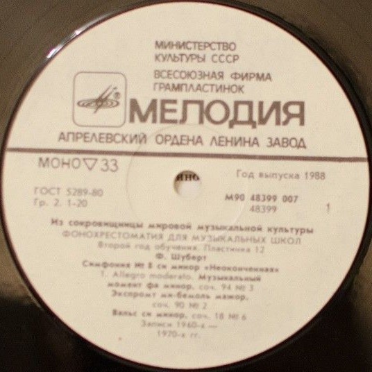 Фонохрестоматия для музыкальных школ (12)