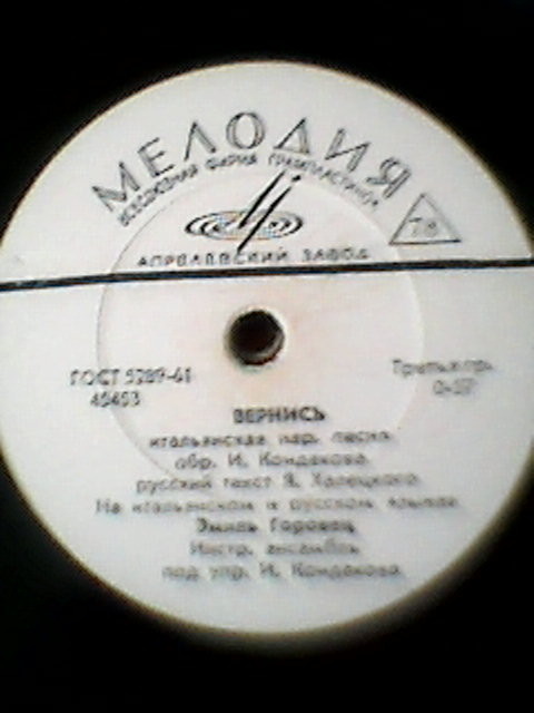 Эмиль Горовец —  Вернись / Ирена
