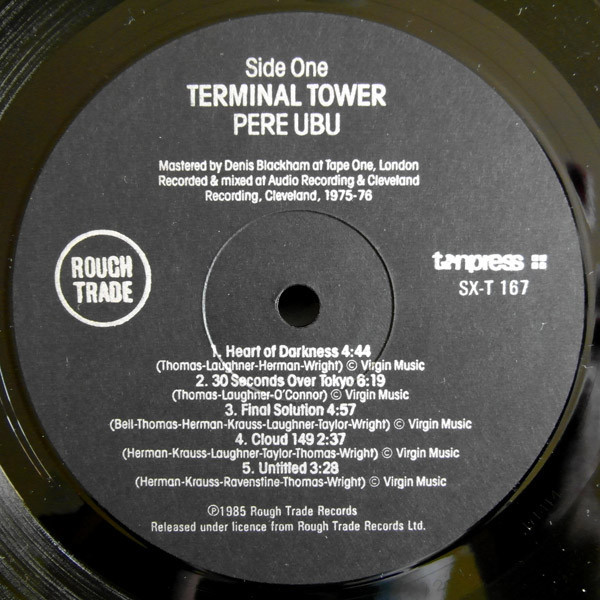 PERE UBU "Terminal Tower" (группа Pere Ubu "Terminal Tower") [по заказу польской фирмы TONPRESS]