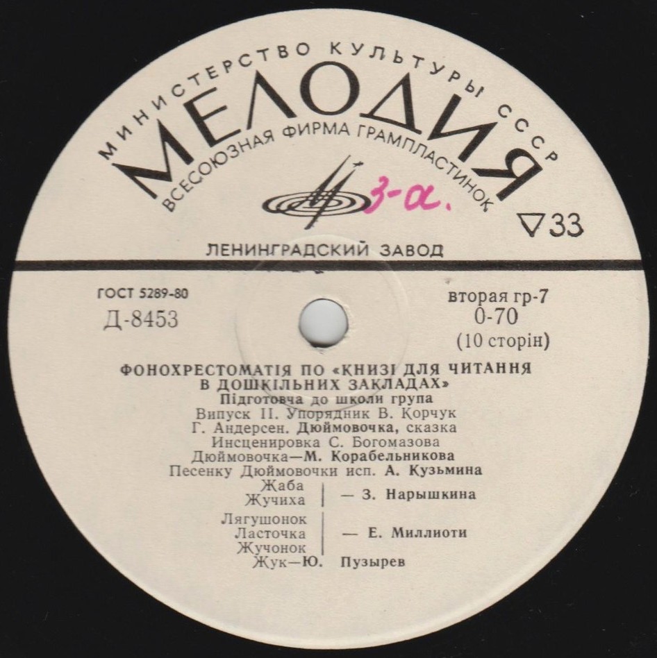 Г. Х. Андерсен. Дюймовочка