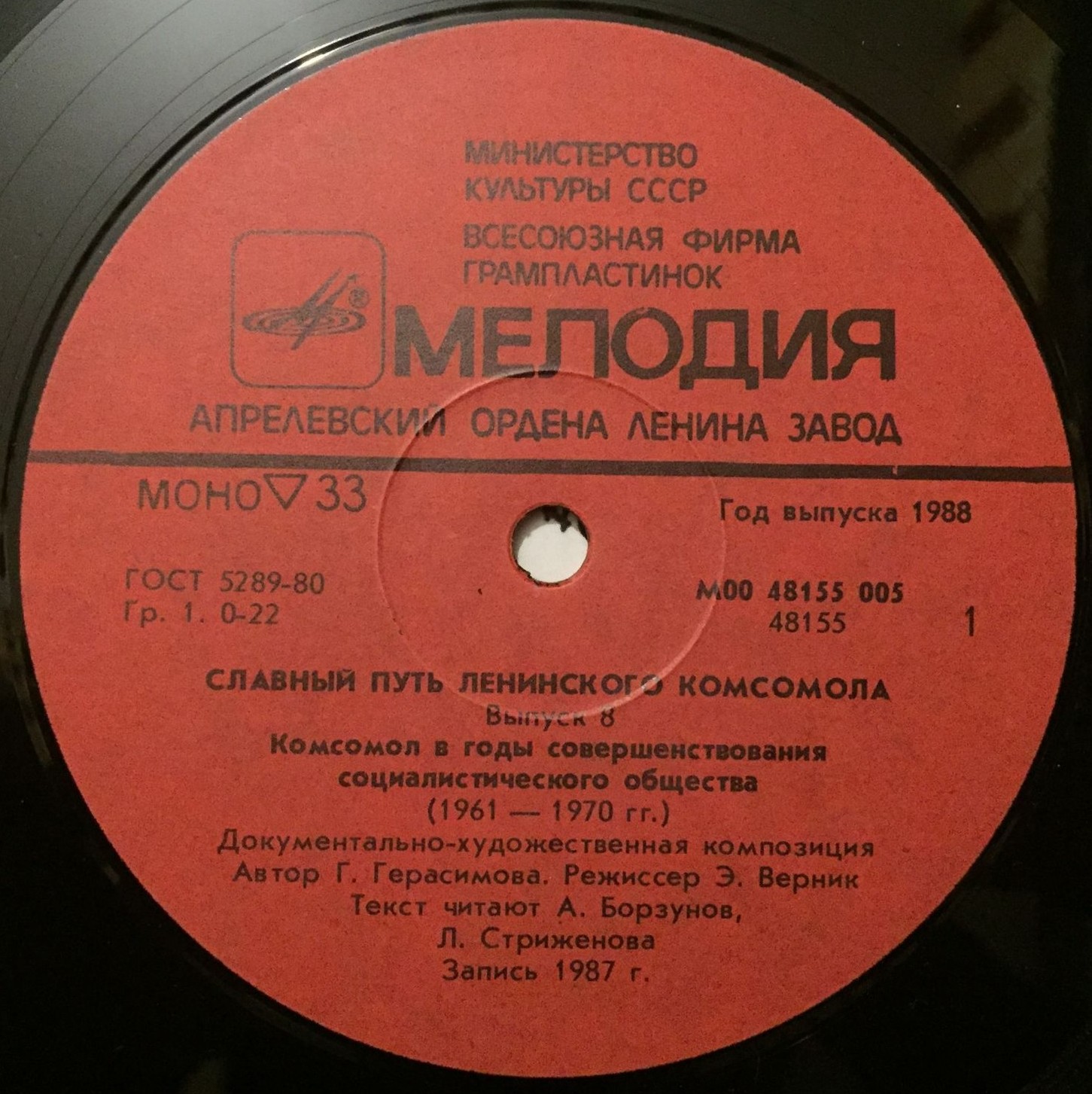 СЛАВНЫЙ ПУТЬ ЛЕНИНСКОГО КОМСОМОЛА. Выпуск 8