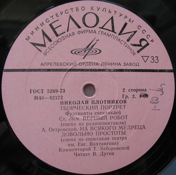 НИКОЛАЙ ПЛОТНИКОВ (1897-1979) - творческий портрет.